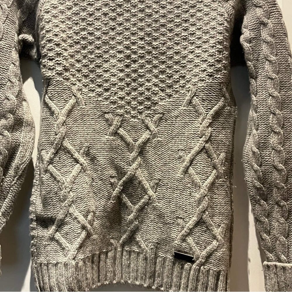 NWOT Barbour 💯 Wool Ursula Cable Knit Sweater - Picture 4 of 14